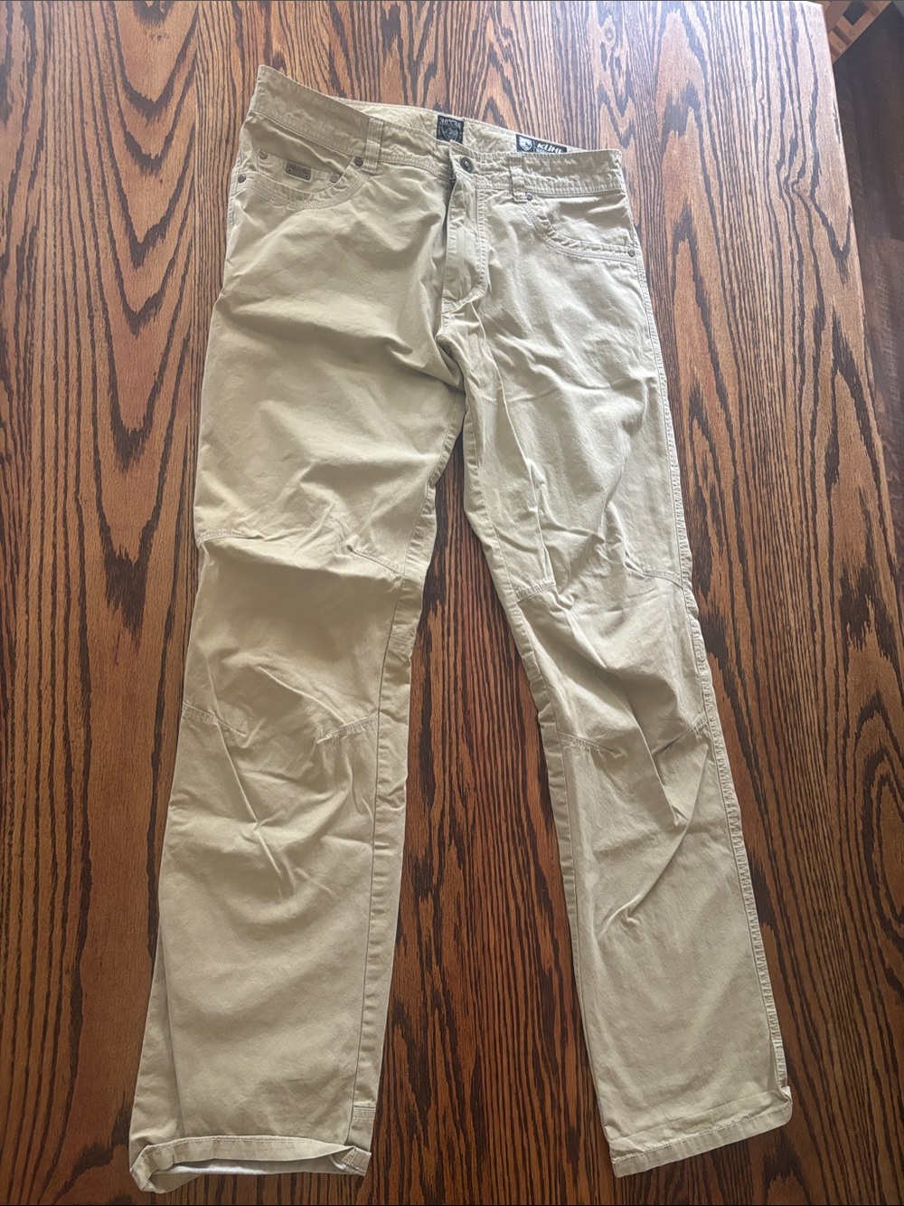Men's Khaki Casual Pants - Beige